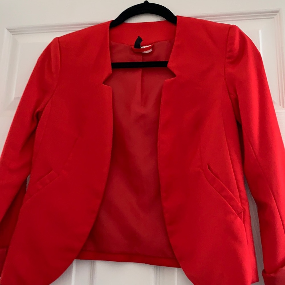 Red blazer